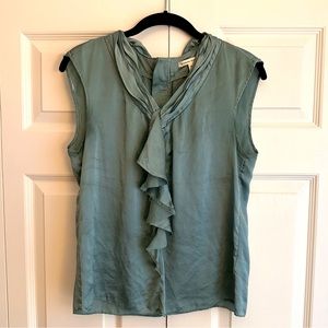 Banana Republic - Teal Silk Blouse